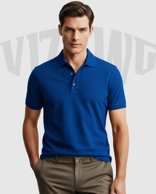 Royal Blue Men's Premium Polo