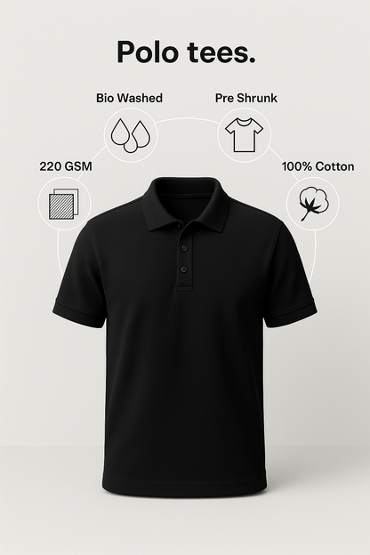 Black Premium Polo