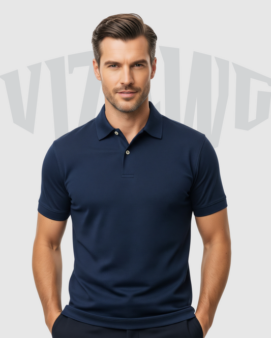 Navy Blue Premium Polo