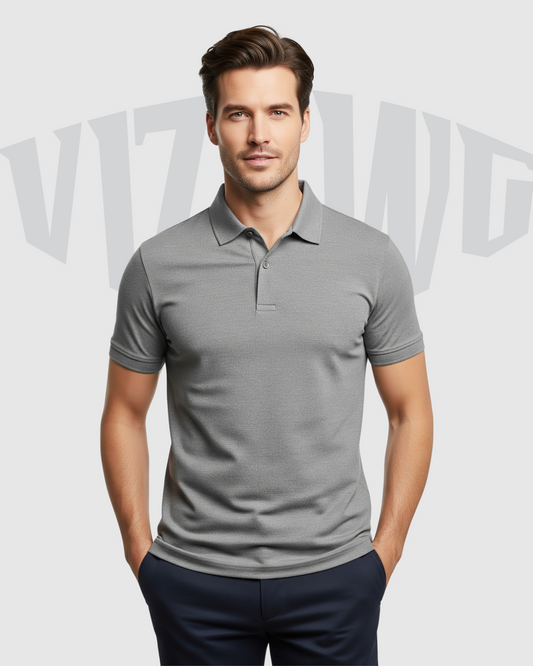 Grey Premium Polo